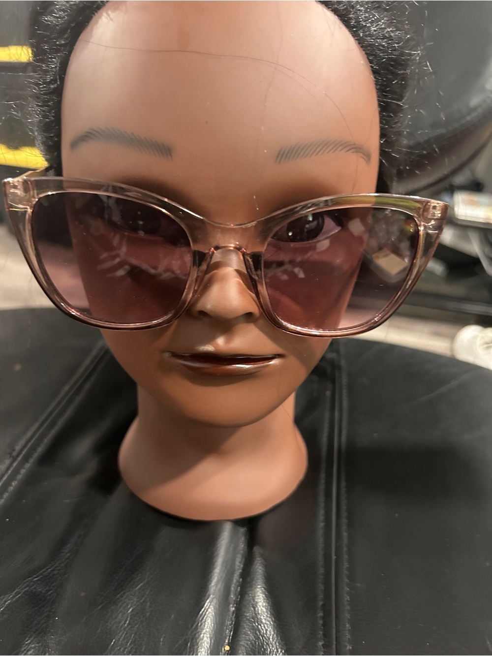LC Lauren Conrad Translucent Pink Cat-Eye Sunglasses